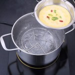 Konrisa Acier Inoxydable Paniers Cuit Vapeur pour Pot Instantane Cuisine Support d'oeufs Grille a Vapeur pour Cocotte-Minute Autocuiseur Electrique - B075TYH746Z