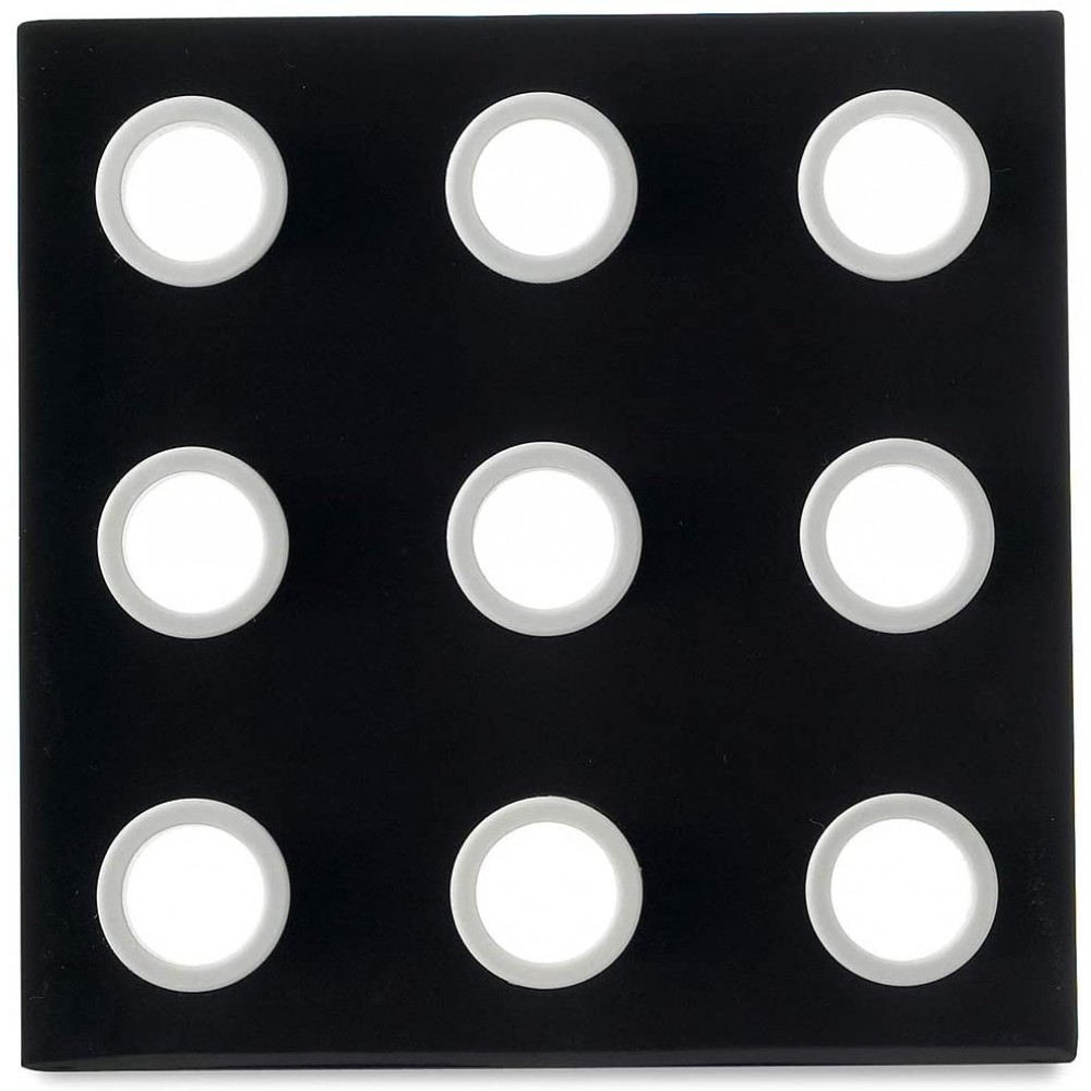 Rosti Mepal Domino Dessous de plat en mélamine et silicone Noir - B002XQ3LG4G