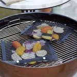 WeiCYN Antiadhésif Mesh Sac Griller réutilisable BBQ Fruits et Barbecue Sac de Rangement légumes résistant à la Chaleur Sacs Color : Black Size : M - B08BFC4KLFB